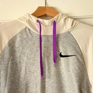 Nike mock neck hoodie